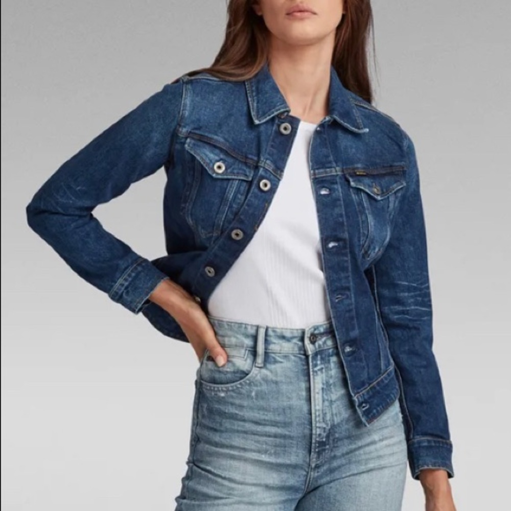 Gap Factory Blue denim jean jacket, Size S‎